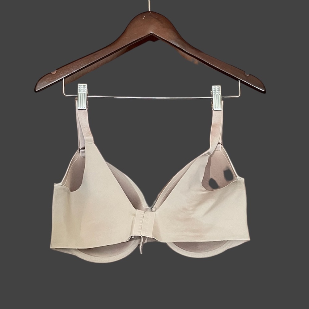 Soma Vanishing 360 Perfect Coverage Bra 38DDD Beige Color w Gold Accents Lovely! - Picture 2 of 6